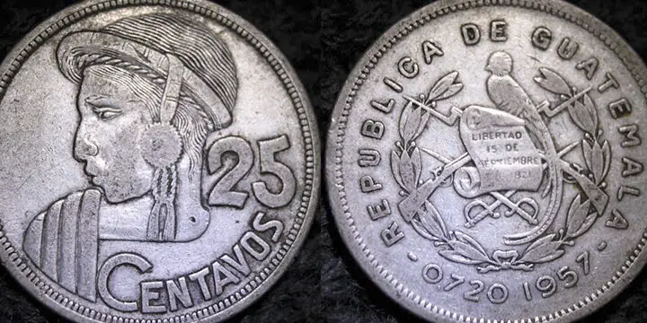 ¿Cuántas monedas de 25 centavos hacen un peso?