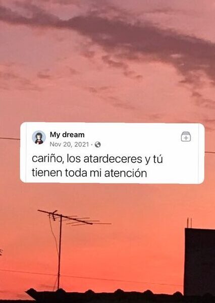 Frases atardecer instagram