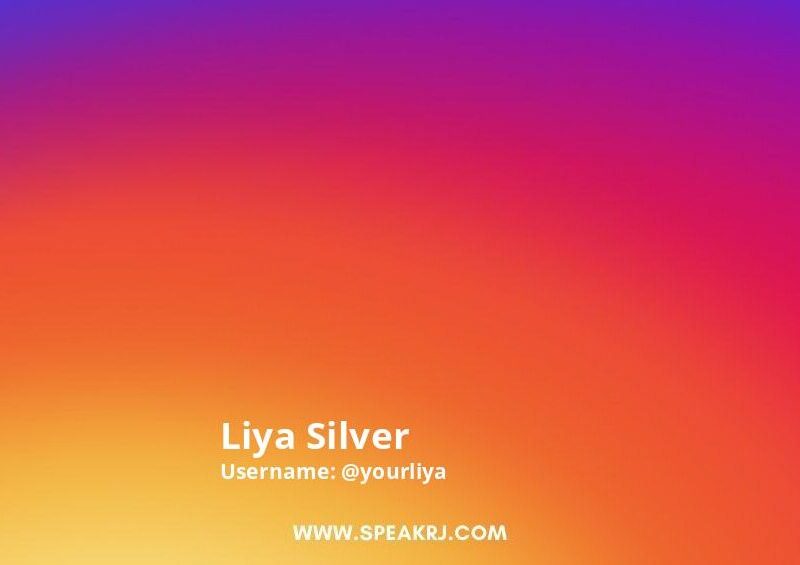 Liya silver instagram